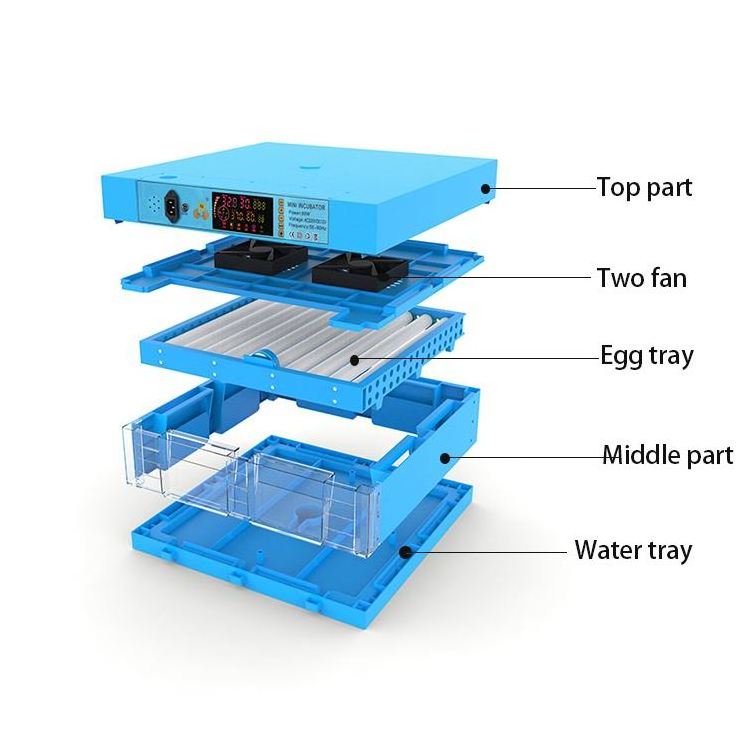 New Model Fully Automatic Solar Intelligent Lighting Parrot Quail Chicken Duck Egg Incubator Professional Wholesale