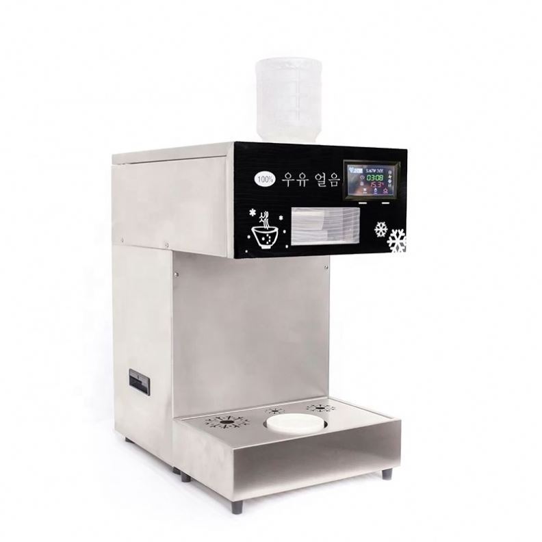 Edible Restaurant Full Automatic Milk tea Coffee Snowflake Ice Making Korean Bingsu Commercial Snow Ice Machine For Beverage Sho