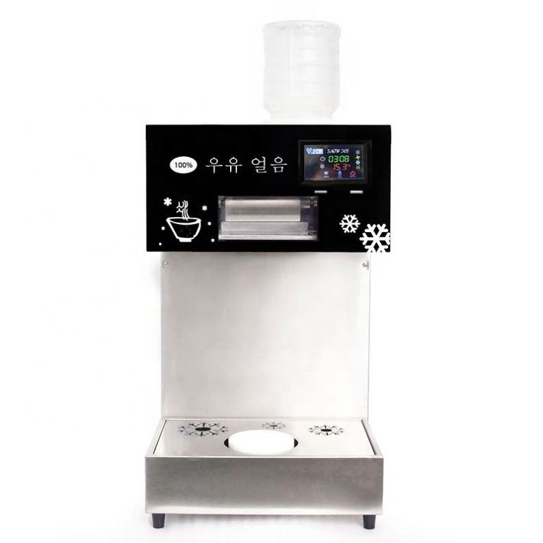 Edible Restaurant Full Automatic Milk tea Coffee Snowflake Ice Making Korean Bingsu Commercial Snow Ice Machine For Beverage Sho