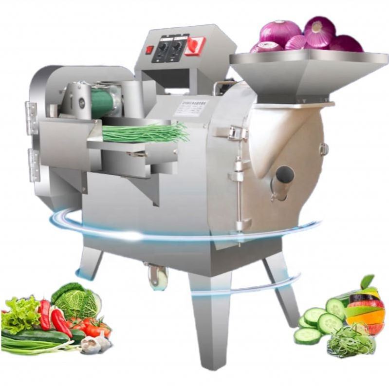 Multi-Functional Industrial Vegetable Cutting Machine Potato Slicing Carrot Taro Onion Dicer Cube Cut Electric Cutter Shredding