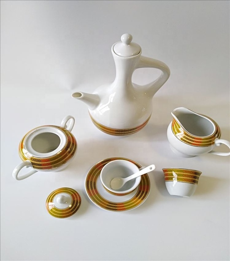 17 piece coffee set for Ethiopian Traditional ceremony with special design