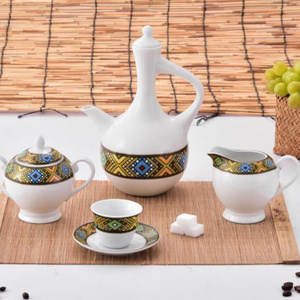 17 piece coffee set for Ethiopian Traditional ceremony with special design