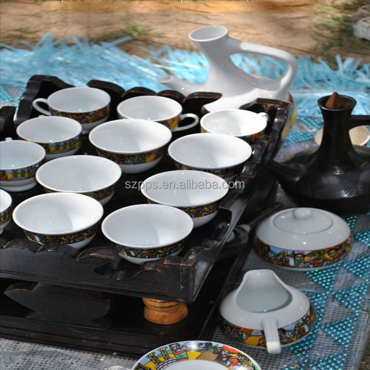 Jebena Ethiopia Queen of Sheba Coffee Cups on Rekebot