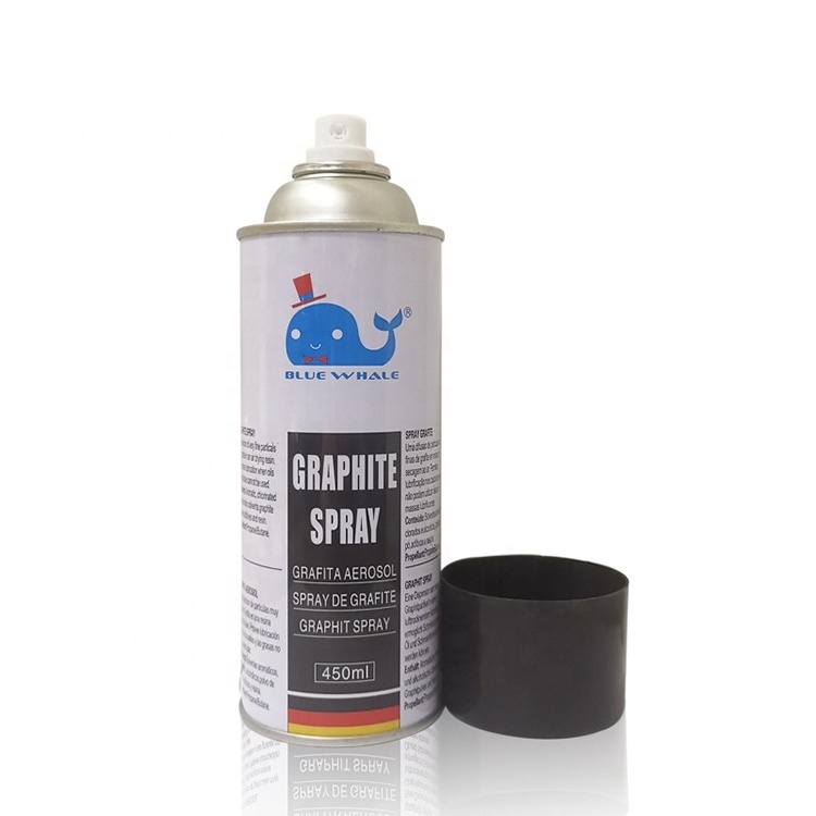 OEM 450ml multi-purpose industrial graphite high temperature dry lubricant spray grease rust remover spray