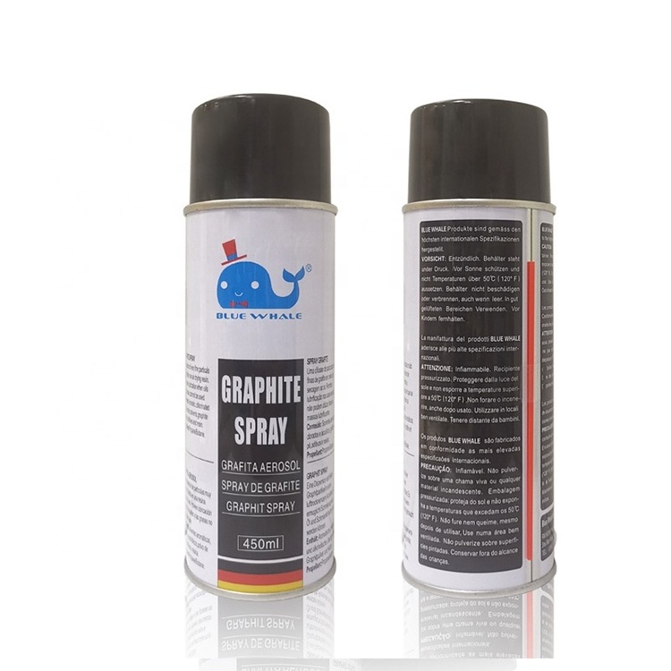 OEM 450ml multi-purpose industrial graphite high temperature dry lubricant spray grease rust remover spray