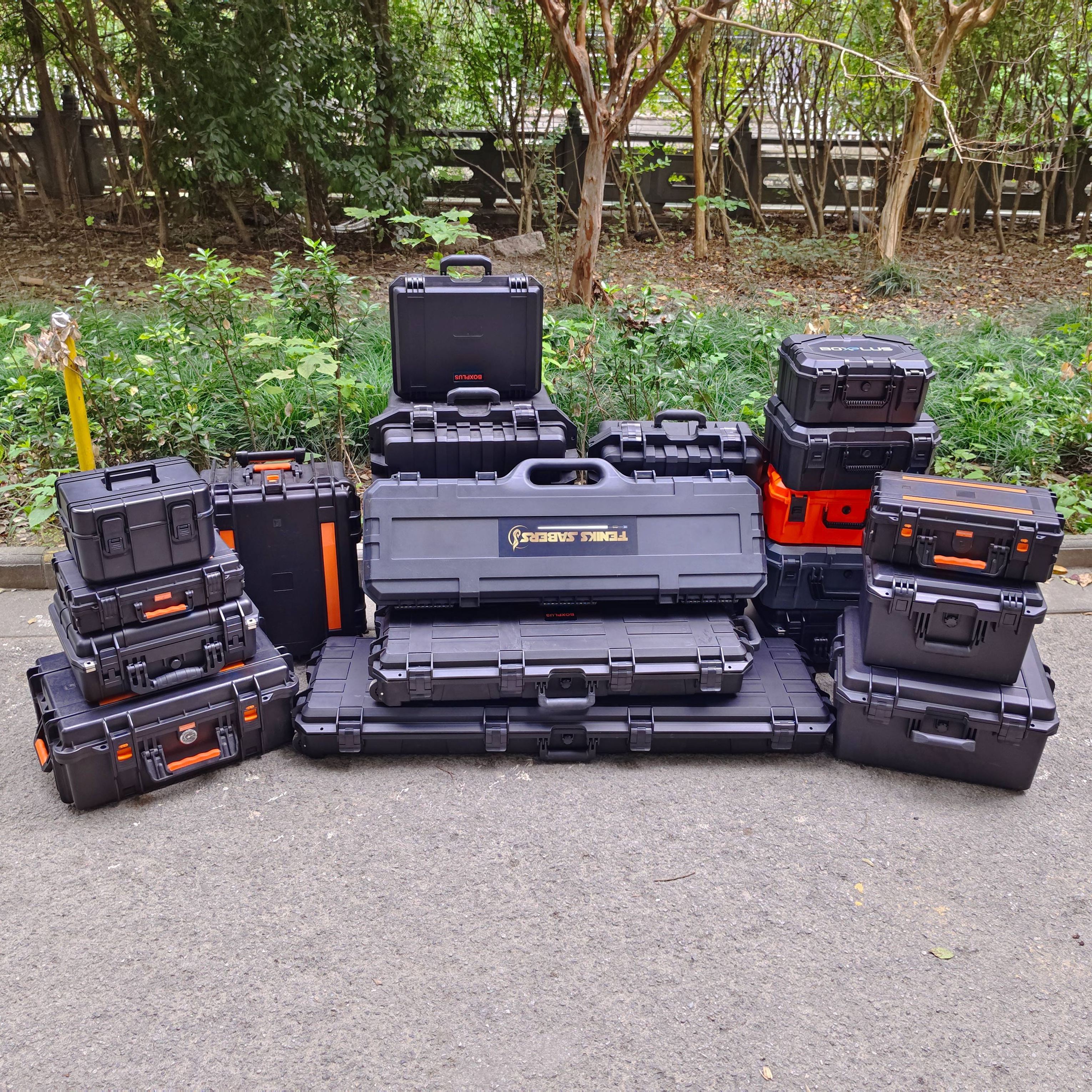 Waterproof Trunk Tool Box Hard Case Good Quality Durable Plastic Black ODM instrument hard plastic case