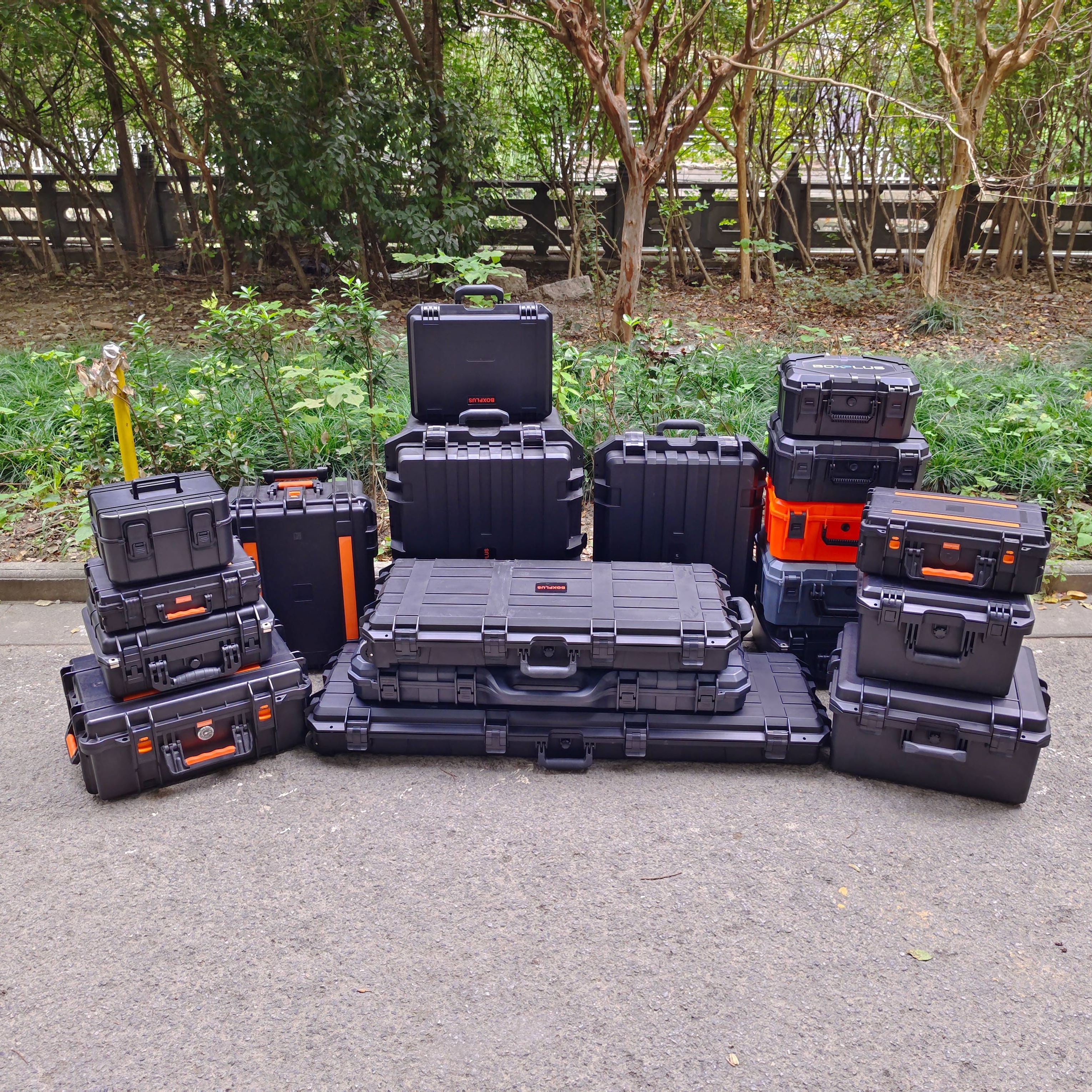 High quality waterproof hard case outdoor tool box plastic instrument case with custom foam