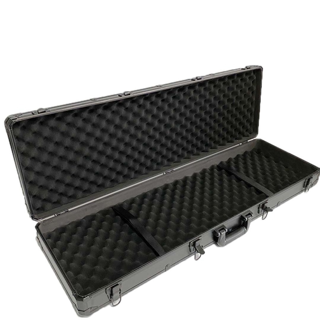 120cm/47.24inch 100cm/39.37inch Long Aluminum Carrying Gun Case Guitar Case With Custom Foam