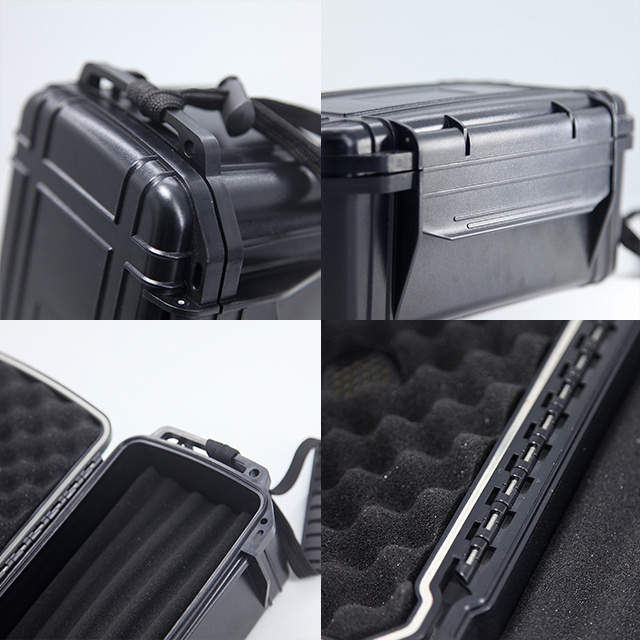 Factory wholesale IP67 Waterproof Instrument Equipment Protective Carrying dry box Plastic Hard Tool Case with Custom Foam