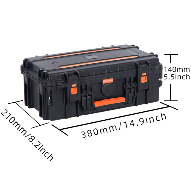 2024 new design Tools case Plastic Storage Equipment hard Case dry box plastic box waterproof of boating