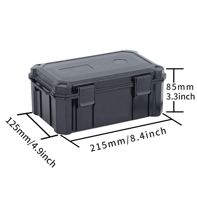 High quality Waterproof Plastic Cigar Case Portable Plastic Cigar Boxes Travel Cigar humidor Hard for outdoor