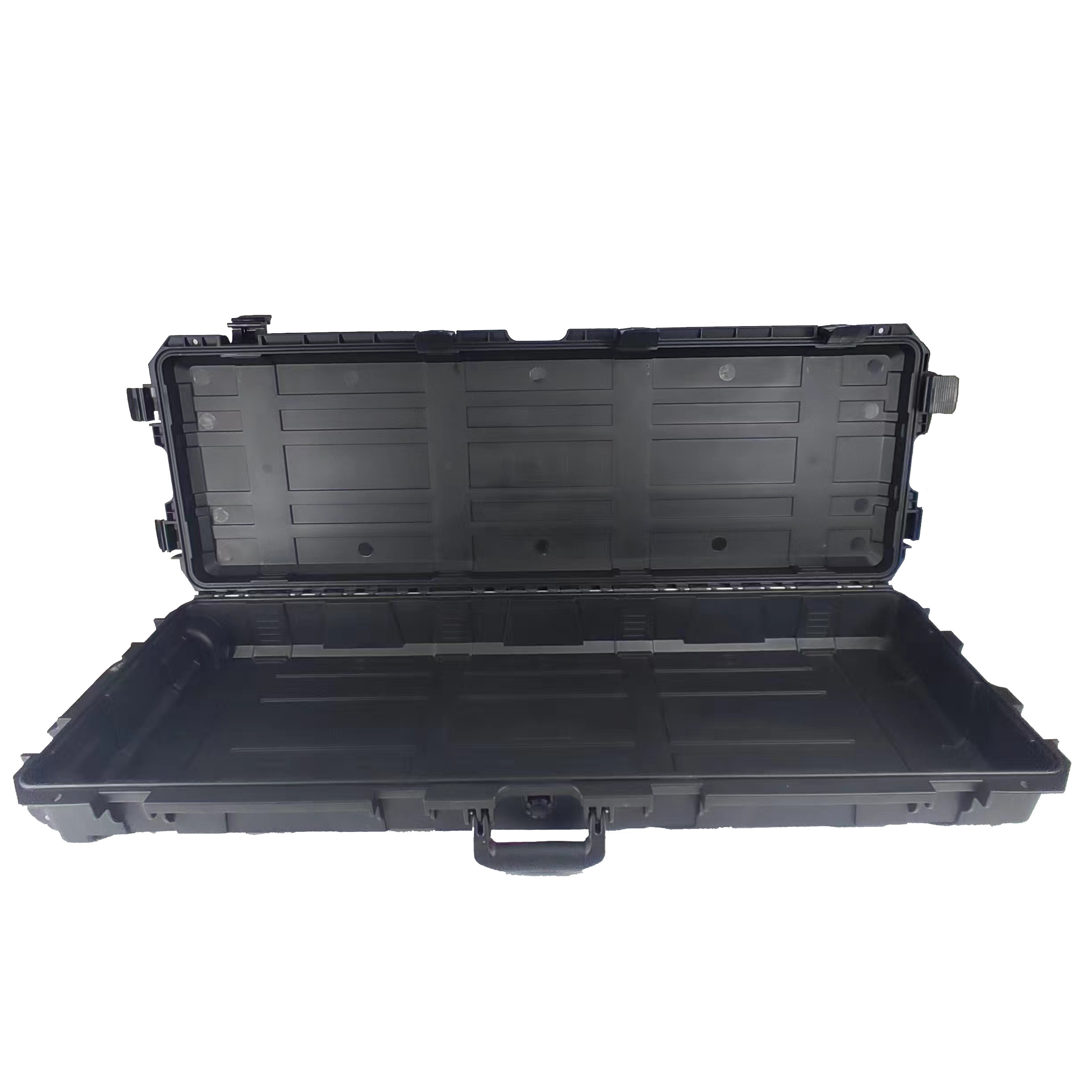 Portable reliable durable waterproof plastic hard gun case economical wholesale stackable carry case with lock