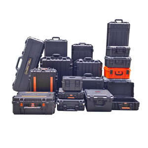 Waterproof Trunk Tool Box Hard Case Good Quality Durable Plastic Black ODM instrument hard plastic case