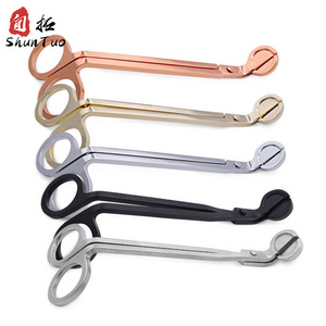 Candle accessories care kit wick trimmer tool wick dipper candle snuffer metal candle scissors shears gold wick trimmer set