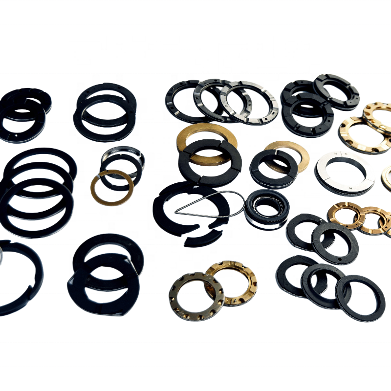 OEM Filled PTFE carbon brass copper bronze piston rod packing rings with spring High pressure CNG compressor