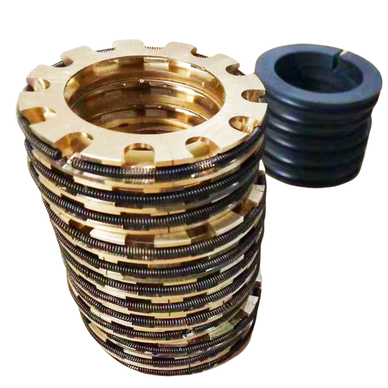 high quality Air Compressor Parts Piston Seals Oil Scraper Ring Packing Seals Brass Oil Scraper Ring for CNG compressor