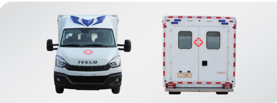 emergency vehicles IVECO Daily Box Ambulance gasoline tricycle Ambulance Car ambulance for sale