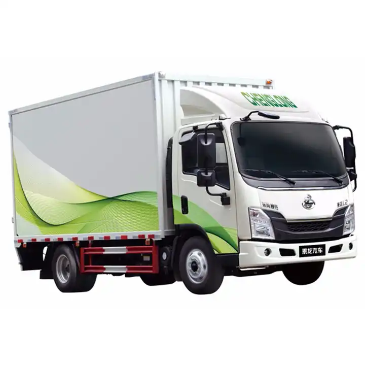 ev truck Chenglong Hotsale New ev truck electric 4x2 electric light cargo box truck price for Logistics