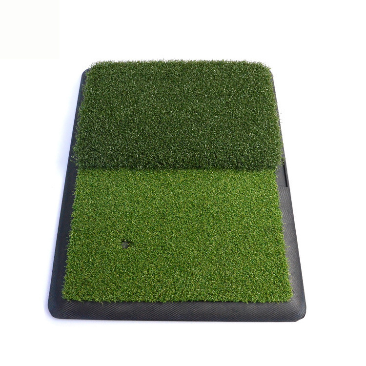 Factory price golf non-slip swing grass carpet golf  practice mat