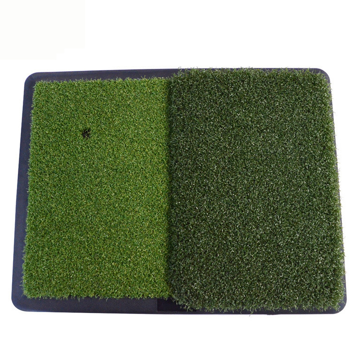 Factory price golf non-slip swing grass carpet golf  practice mat