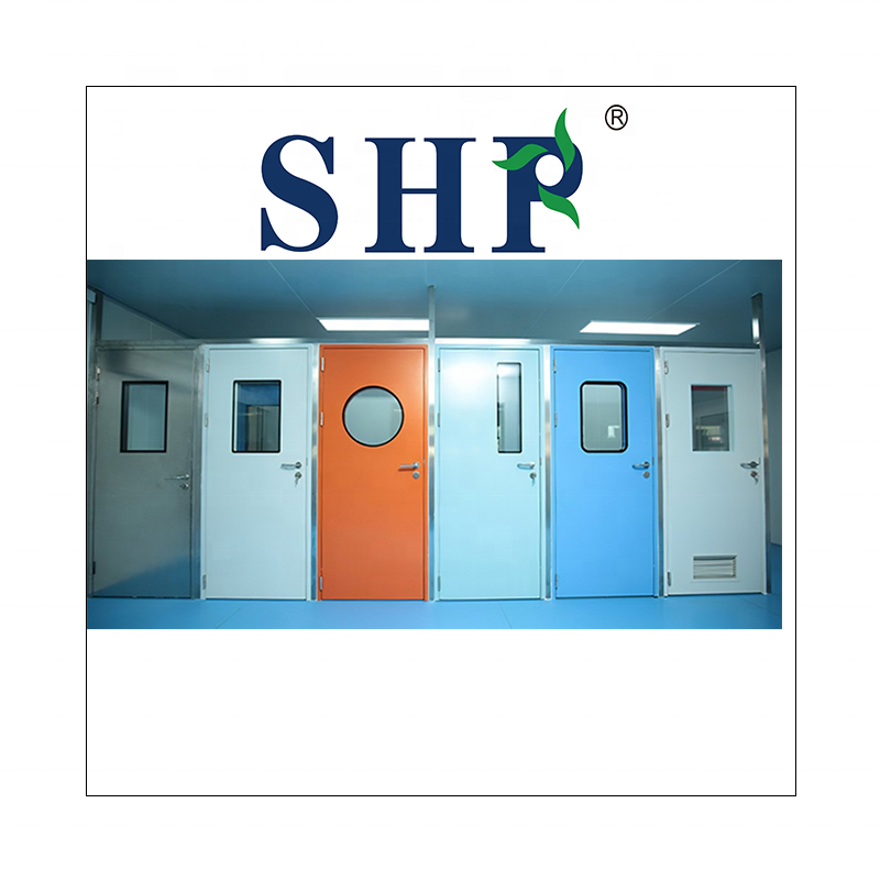 steel doors aluminum material manufacturer Swing Hospital Ward Operating Room Cleanroom Metal Steel Doors