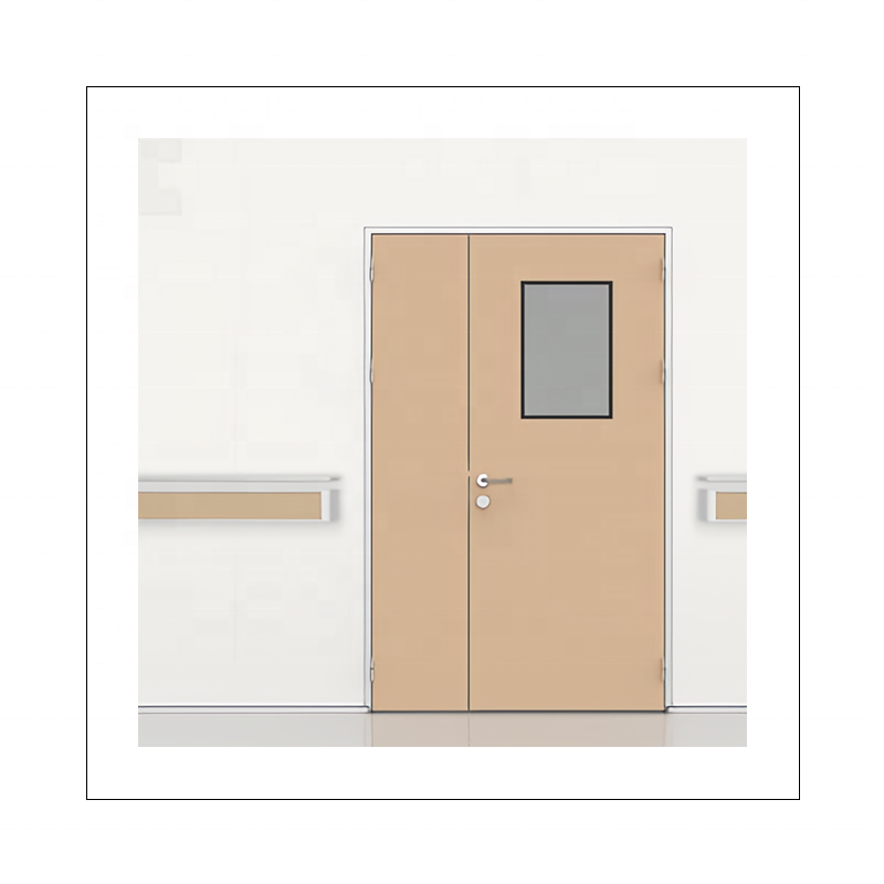 steel doors aluminum material manufacturer Swing Hospital Ward Operating Room Cleanroom Metal Steel Doors