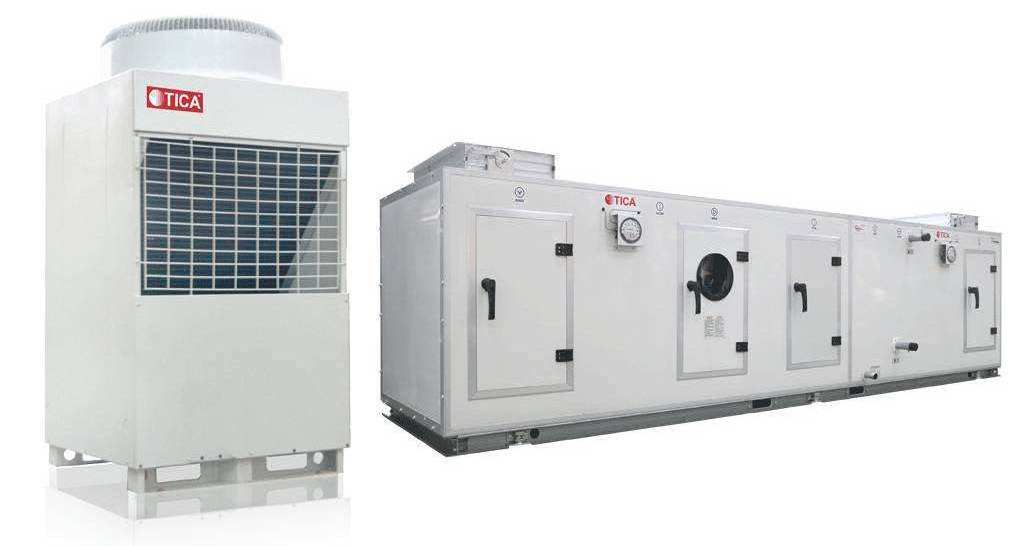 SHP Small Industrial Screw Air Cooled Water Chiller Ahu Hvac Air Handling Unit AHU For Air Conditioning System