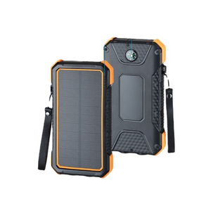 Waterproof Outdoor Portable Solar Charger Power Bank 20000 Mah Solar Powerbanks 2  Micro USB Mobile Battery Chargers