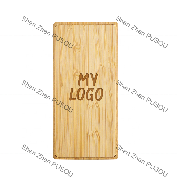 trend product 2022 new arrival electron solar phone charger unique product to sell bamboo wooden 8000mah powerbank solar