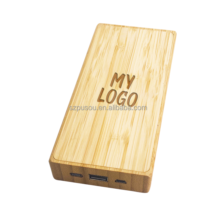 trend product 2022 new arrival electron solar phone charger unique product to sell bamboo wooden 8000mah powerbank solar