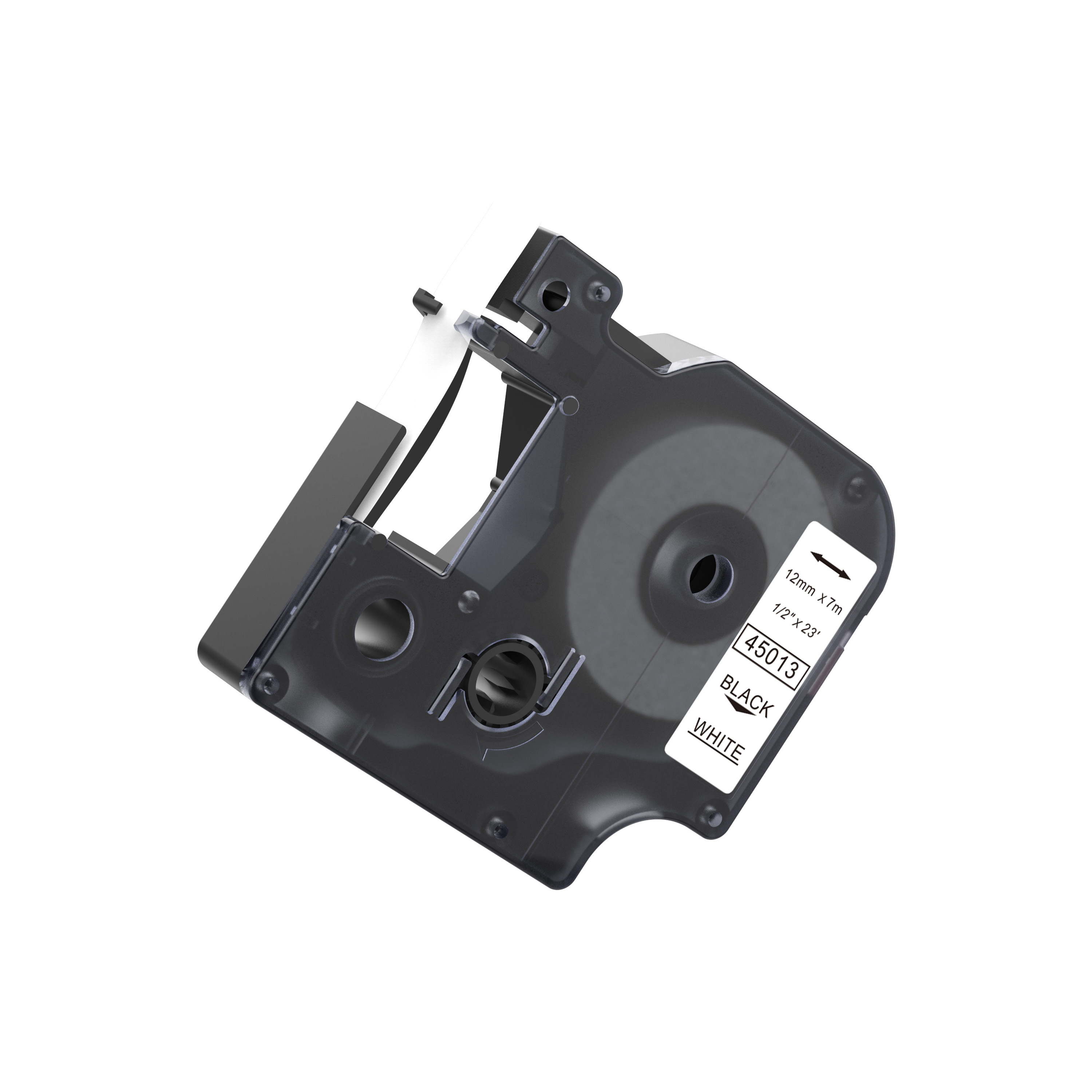 Compatible DYMO D1 label tape Cartridge 12mm Black on white dymo 45013 compatible label tape printer