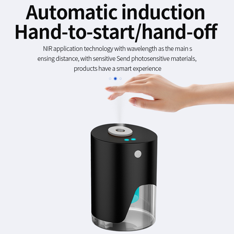 Custom Rechargeable Touchless Hand Sanitizer Sprayer Automatic Alcohol Dispenser