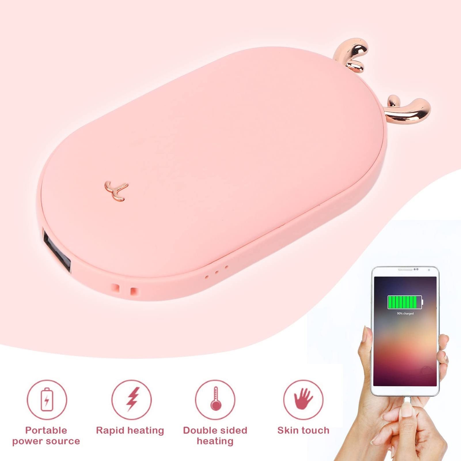 Customization 5200mAh Electric Portable Pocket Heater Hand Warmers Rechargeable