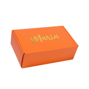 wholesale cardboard boxes of packaging, carton shipping box wig earring packaging orange pink glitter box