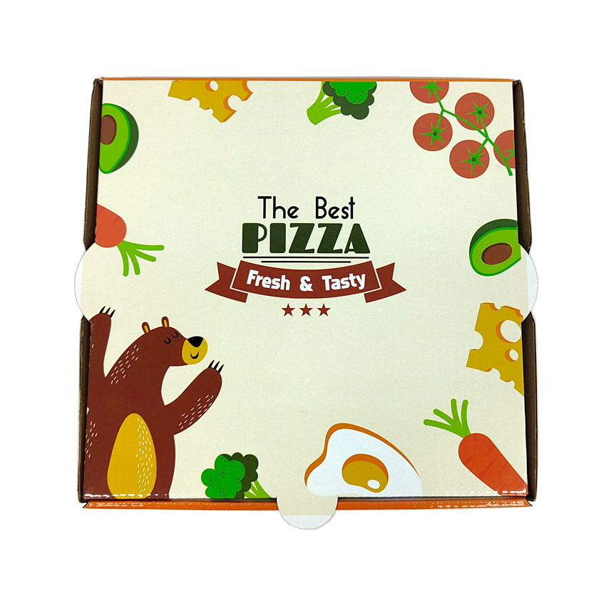 16x16 40x40 Small Paper Round Packaging Craft Plain White Large16 Inch Reusable Cone Carton Pizza Box With Handle Window