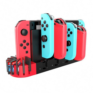 Nintendo Switch IPEGA PG-SW071 4 Port Holder 9 Games Slots Joycon Charging Station  For Nintendo Switch Console Charger Stand