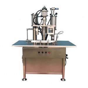 Semi-automatic pneumatic Aerosol Can /Aluminum Can Filling Capping Machine Whipped Cream Spray Bottle Aerosol Filling Machine