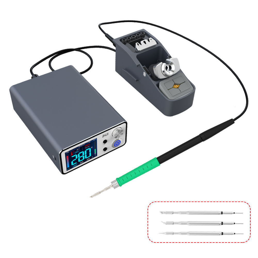 Intelligent Solder Station Nano Precision Welding Soldering Iron For Phone PCB Repair With T115 210 Soldering Tip