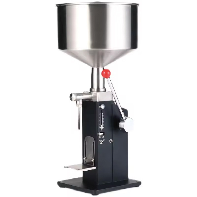 50ml Cheap Desktop Manual Pressure Filling Machine Manual Cosmetic Emulsion Cream Perfume Liquid Quantitative Filling Machine