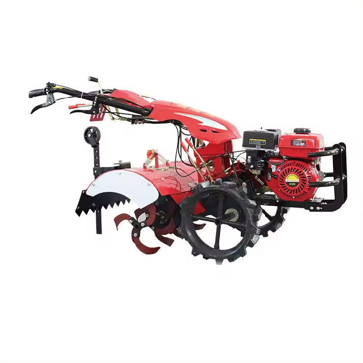 Hot Sale Agricultural Small Four Wheel Drive Self Propelled High Horsepower Tractor Diesel Rotary Plough Machine