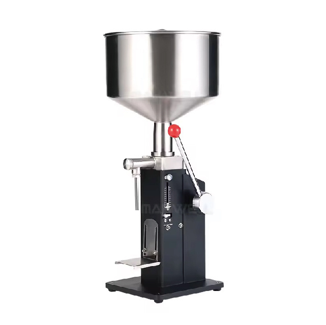 50ml Cheap Desktop Manual Pressure Filling Machine Manual Cosmetic Emulsion Cream Perfume Liquid Quantitative Filling Machine