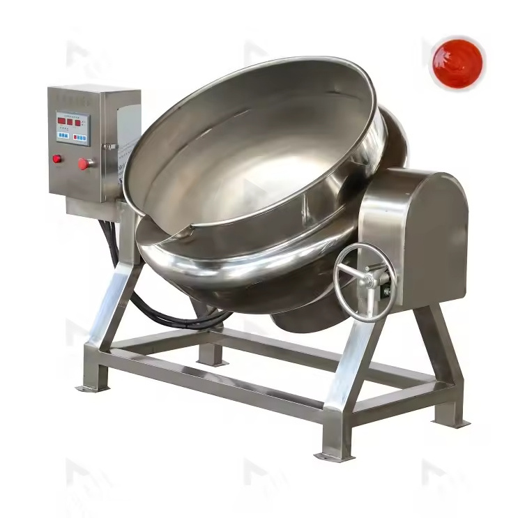 Industrial Vacuum Jacketed Kettle/steam Cooker/jacketed Pot With Agitation Corn Sirup Sugar Syrup Mixing Kettle Cooking Kettle