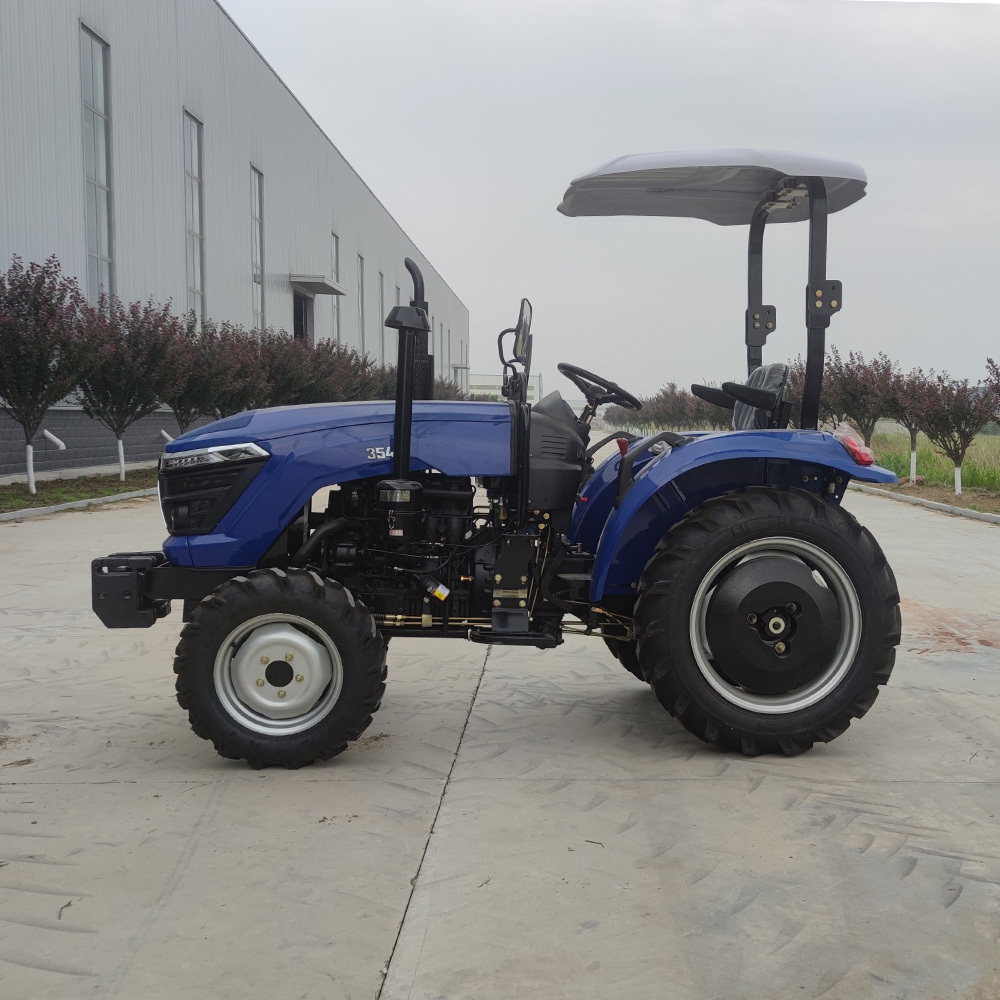 4wd Farmer Tractors Compact Agriculture Tractor Farming Diesel Power Engine Gear Tractors With Various Spare Aids