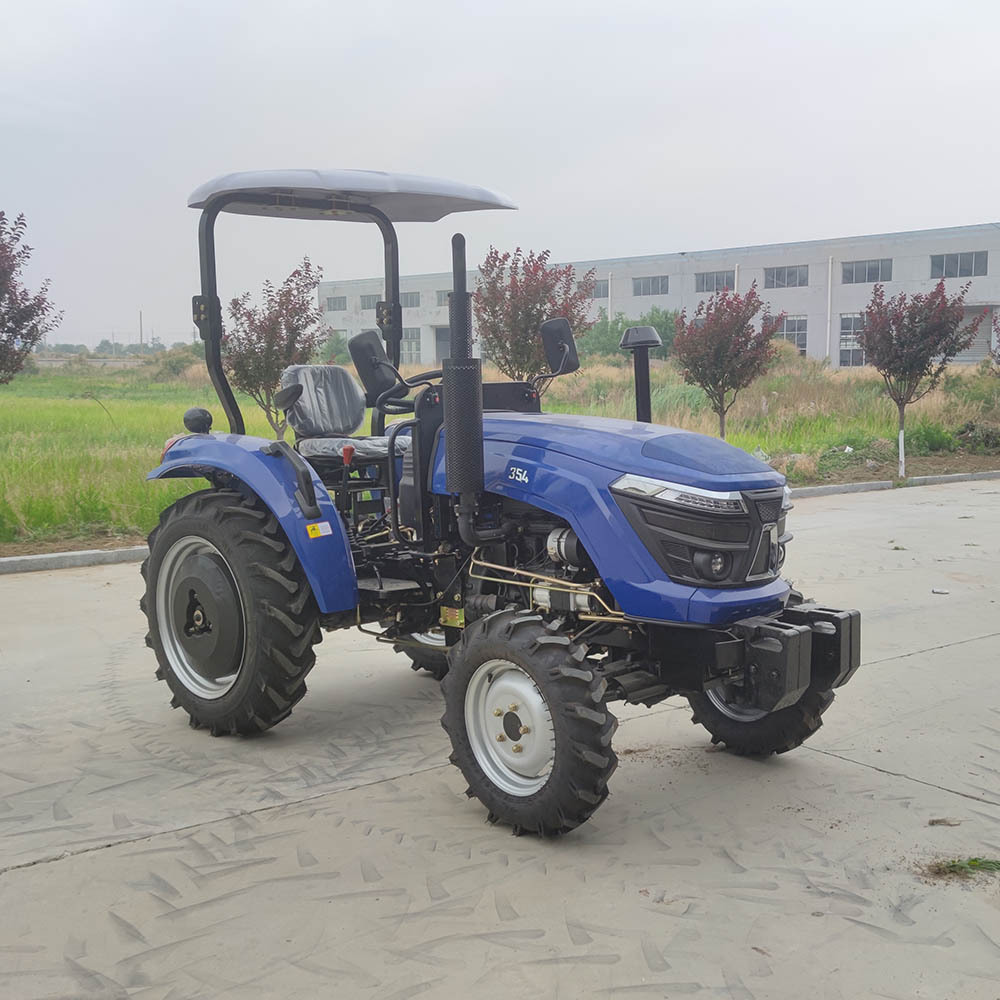 4wd Farmer Tractors Compact Agriculture Tractor Farming Diesel Power Engine Gear Tractors With Various Spare Aids