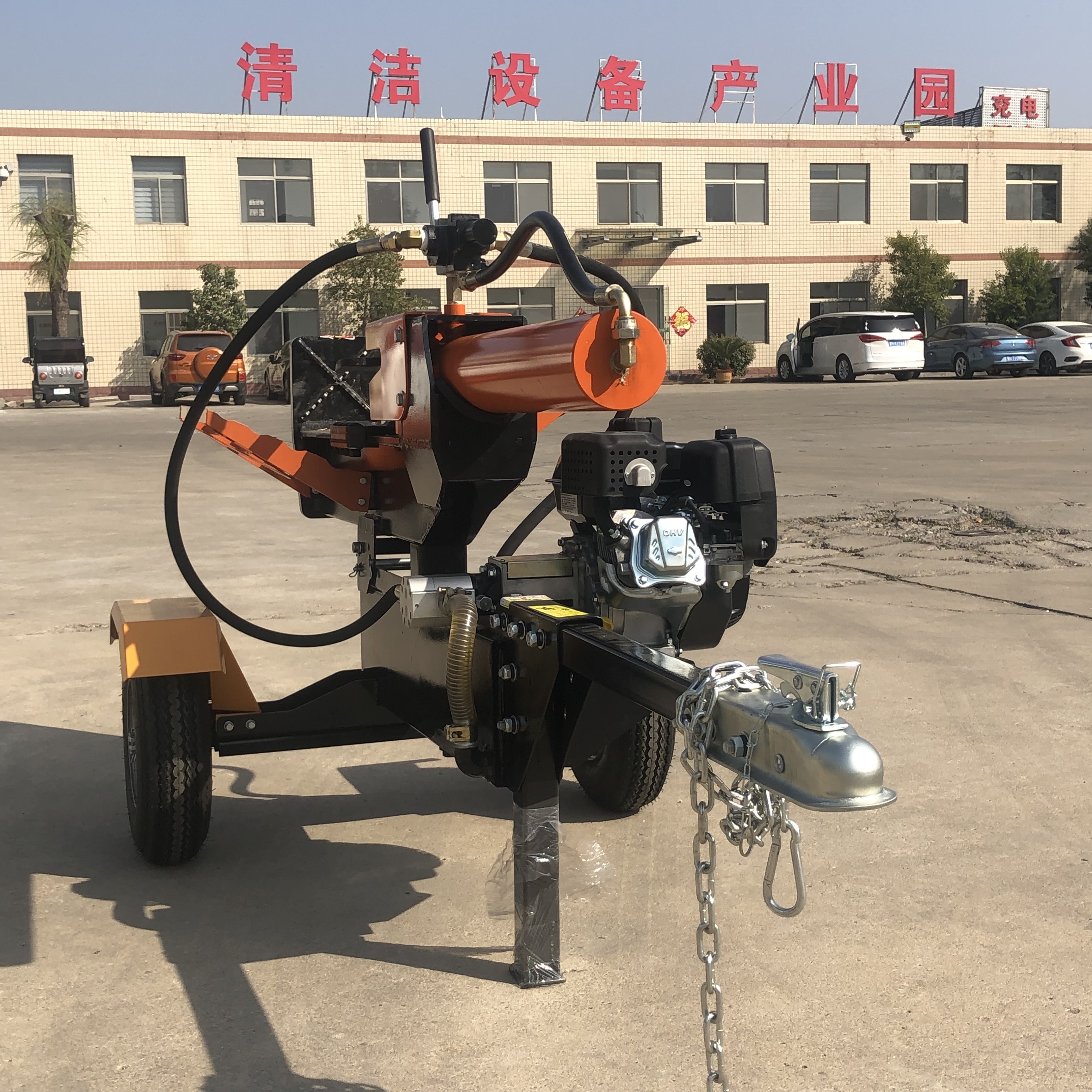 High-Power Electro-Hydraulic Wood Splitter Vertical And Horizontal Automatic Wood Splitter Log Cutting Machine Splitting Machine