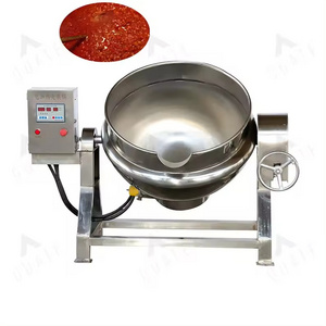 Industrial Vacuum Jacketed Kettle/steam Cooker/jacketed Pot With Agitation Corn Sirup Sugar Syrup Mixing Kettle Cooking Kettle