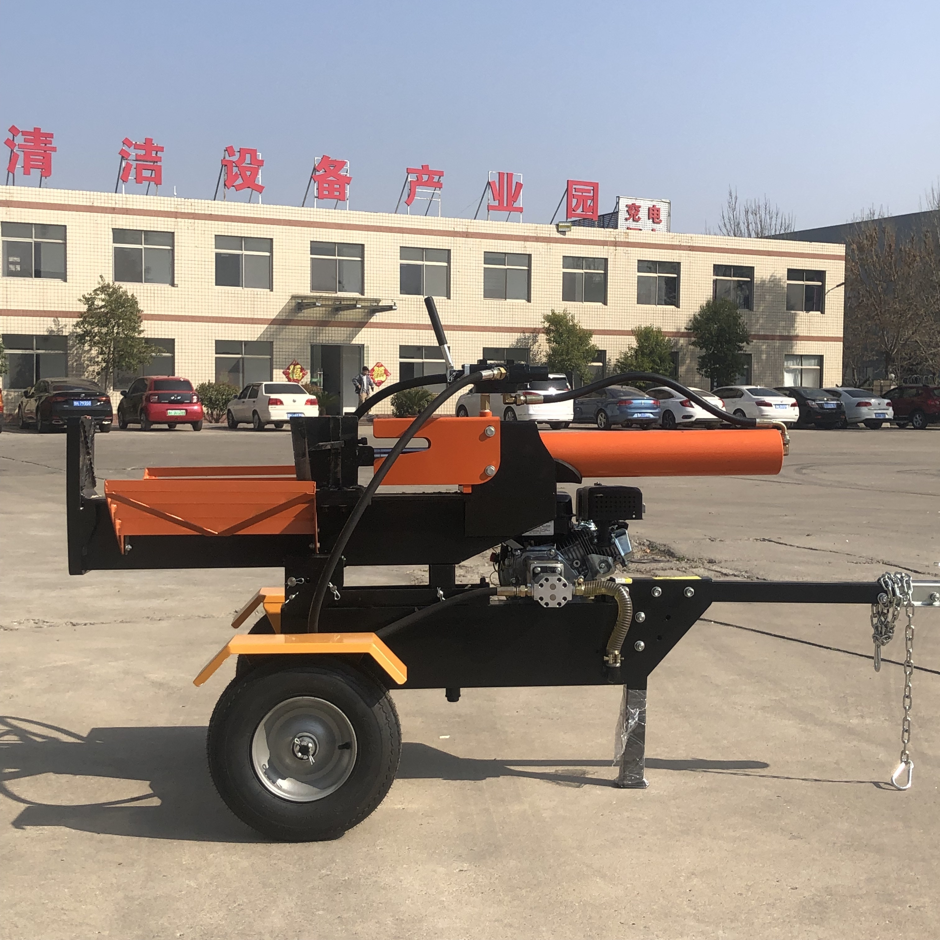 High-Power Electro-Hydraulic Wood Splitter Vertical And Horizontal Automatic Wood Splitter Log Cutting Machine Splitting Machine