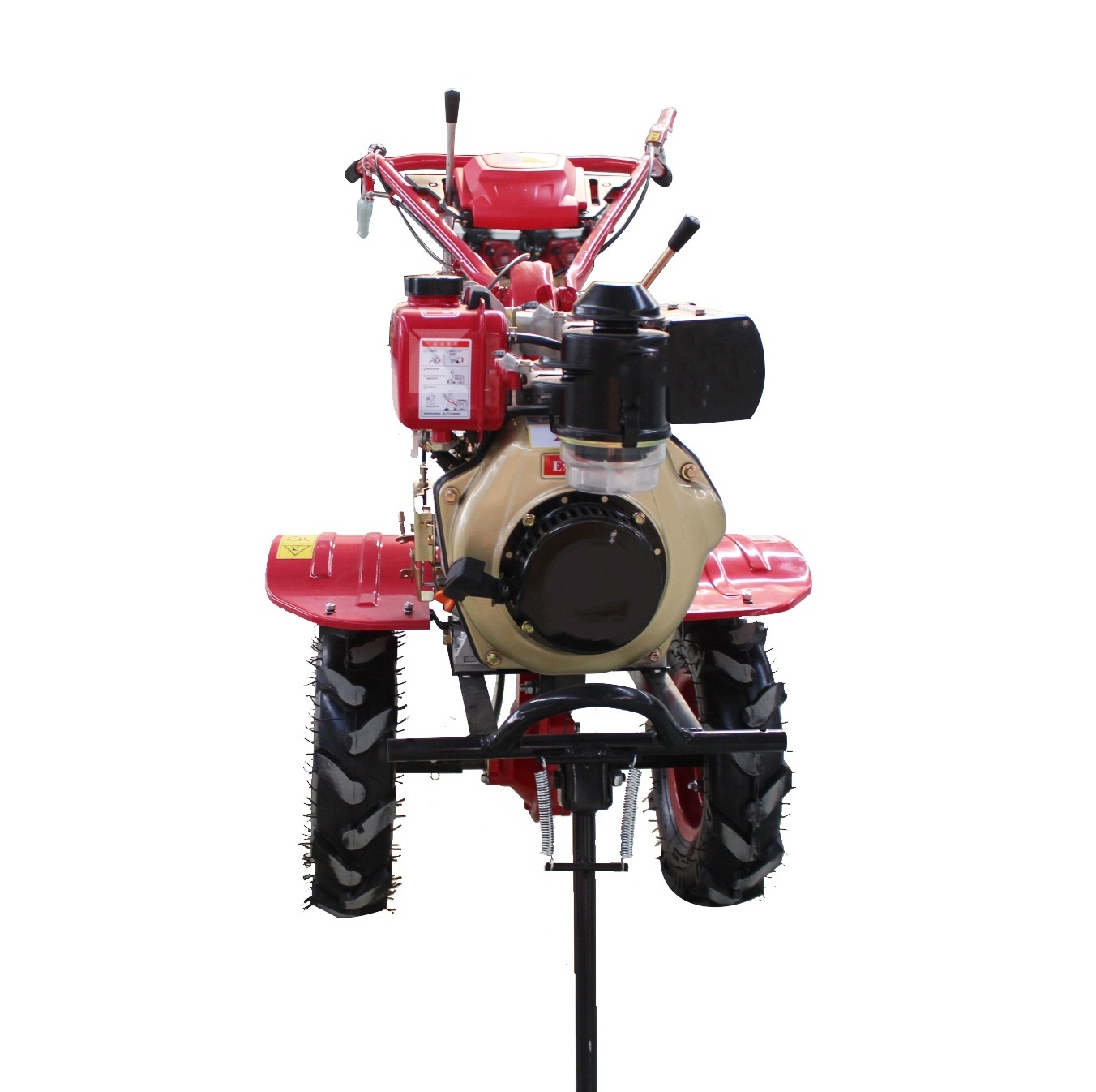 7HP 4 Stroke Belt Drive Agricultural Gasoline / Petrol Power Tillers Garden Rotavator / Cultivator Tiller