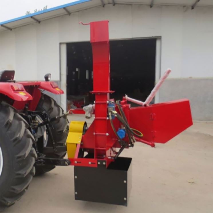 Tractor Mini PTO 3 Point Drum Wood Chipper Shredder Mulcher For Sale