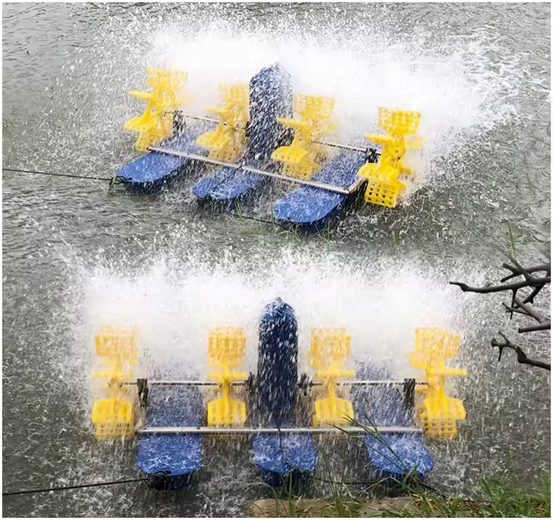 Paddle Wheel Aerator For Fish Shrimp Pond Solar Aerator Fish Pond Paddlewheel Aerator For Farm